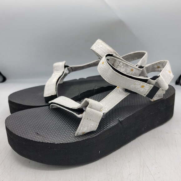 Teva Flatform Universal Gloriosa Womens 11 Platform Floral Sandals 1125203 - Picture 4 of 12